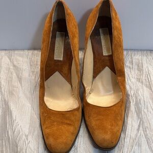 Michael Kors Brown Suede Heels
